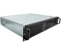 UNYKAch Boîtier rack 2129 19" 2U Argenté/Noir 1 x USB 3.0 + 1 x USB 2.0
