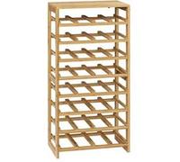 5five Range-bouteilles en bambou Linha 32 bouteilles H 89 cm Beige