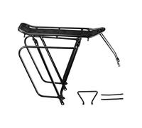 Rack Cargo arrière de vélo, Support de Bagage en d'aluminium à dégagement Rapide, optimisé pour Les Freins à Disque, Support de Rangement arrière pour la Plage, la Route, Le Garage et Le vélo