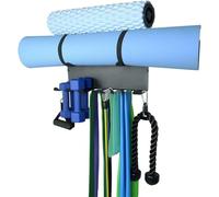 Rack De Bande De Résistance - Support De Stockage Vertical, Organisateur De Bande D'exercice | Rack Mural Durable, Cintre En Métal Compact Avec Des Emplacements D'accès Faciles Pour Les Bandes