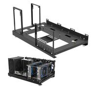 Rack de boîtier de carte mère de l'ordinateur - Châssis ouvert ATX/M-ATX/ITX CRÉATIF, Rack vertical portable | Processus de refroidissement de l'air bien conçu, filtrant la poussière pour le r