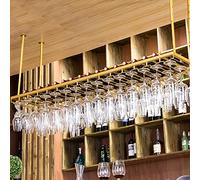 Rack de bouteille Rack à vin, porte-gobeurs de gobelet de champagne de plafond, porte-bouteilles à vin suspendu, pour un bar à domicile, cuisine, porte-verre à vin réglable (taille: 100x3 Octopus