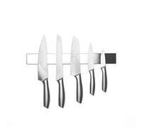 Rack de Couteau en Acier en Argent Magnétique Pour Cuisine, Maison, Garage, Bureau et Hangar