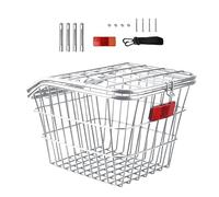 Rack De Cycle - Arrière À Cyycle | Rack À Dos De Cyclisme en Métal | Grands Paniers À Cycles D'école Arrière | Organisateur De Stockage De Plate-Forme À Cycle pour CyclesÉlectrique, Mou