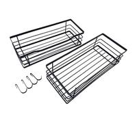 Rack de douche - Organisateur de douche | Porte-traits d'affichage | Stockage des douches murales | Organisation du support de serviette adhésif à deux niveaux et stockage pour Dort Home Kitchen Hotel