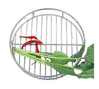 Rack de grille d'extérieur,Plateau avec treillis réutilisable de 24 cm | Grille ronde pour four | Pour extérieur Camping Maison Feux de camp Refroidissement Grillage Séchage Fritt