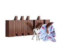 Rack de manteau mural à piano, porte-manche e piano Crochet décoratif | Hangage de chapeau de vêtements en bois naturel, Crochet mural de décoration de maison de ferme pour porte d'e Noyer noir