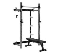 HMS Fitness Rack de musculation KLT34 Gris 123x61,5x228,5 cm Unisexe