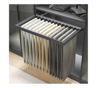 Rack de Pantalons à Glissement rétractable, Canne Suspendue Mobile réglable et Porte-Pantalons cachés Silencieux, Parfait pour Les vêtements de séchage au-Dessus de la Machine à Laver (514-564 mm)
