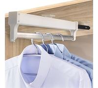Rack de Pantalons de Pantalons de Pantalons, Tige de Placard d'extraction Extensible - Rack de Pantalons de tir-Point d'armoire, 30 à 60 cm Made in China
