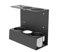 Rack De Pulvérisateur À Graisse À Montage Mural - Organisateur De Stockage De Longue Durée, Pince De Tuyau De Rechange, Plateau Goutte À Goutte Détachable | Slot De Cartouche Intégré, Porte-équipement