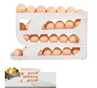 Rack De Rangement À Œufs - Support De Roulement Automatique, Accessoire De Rangement De Cuisine | Organisateur De Distributeur D'œufs Durables, Outil De Rassemblement De Famille, Amélioration Du Compt