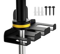 Rack de rangement pour barres d'haltères, support pour barre murale | Support d'haltères de garage pour maison, garage, fitness, exercice, levage, haltères, kettlebells et haltères