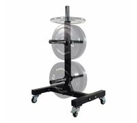 Rack de rangement pour disque de musculation Tunturi Noir 73x60x122,5 cm