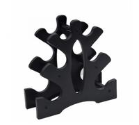 Rack de Rangement pour Halteres, Support Halteres, Arbre Haltère Petit, Support D'haltères Multifonction Robuste pour Haltères, Supports Poids Détachables Haltères pour Sport à Domicile (S 3-layer)