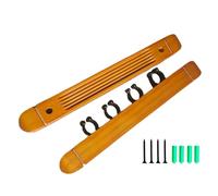 Rack de repère de Piscine, 4 Clips de repères Rack Mur de, Rack Mural Robuste pour bâtons de repère de Piscine, Support d'ensemble de repère de Piscine en Bois Dur, Accessoires de Piscine