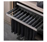 Rack de séchage caché, Rack de Pantalons de Garde-Robe réglable, Parfait pour Les vêtements de séchage au-Dessus de la Machine à Laver, économisez de l'espace (464-514 mm)