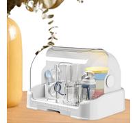 Rack de séchage de biberon - porte-greffier de séchoir à bouteille compact | Rangement de bouteilles pour bébé avec base ventilée et drainage rapide | Racks de comptoir adaptés aux accessoires d'alime