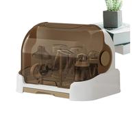 Rack de séchage de biberon - porte-greffier de séchoir à bouteille compact | Rangement de bouteilles pour bébé avec base ventilée et drainage rapide | Racks de comptoir adaptés aux accessoires d'alime