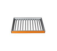 Rack de séchage Invisible, Rack de Pantalon de Machine à Laver en Alliage en Aluminium, Panier de Gardien de Garde-Robe intégré, Organisateur de Sauvegarde de l'espace de Garde-Robe (Orange,