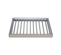 Rack de séchage Invisible, Rack de Pantalon de Machine à Laver en Alliage en Aluminium, Panier de Gardien de Garde-Robe intégré, Organisateur de Sauvegarde de l'espace de Garde-Robe (Gris, 664-714
