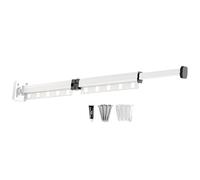 Rack De Séchage Mural - Cintre De Vêtements Montés, Cadre Pliable Polyvalent, Organisateur De Linge Rétractable Robuste | Rack De Sauvegarde D'espace Multifonctionnel Pour Balcon De Chambre À Coucher