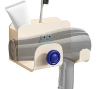 Rack de sèche-cheveux mural, support de sèche-cheveux - Porte de crochet séchée pour cheveux | Outil d'organisation à forte charge pour les pensions, salle de bain familiale, ho