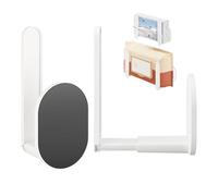 Rack de serviette magnétique - étagère en papier pour stockage d'appartements | ABS Aimant Build with Strong Hold, Organisateur de serviette pour RV Refrigerator Kitchen Home Compact Use, 4.09x4.61x2.
