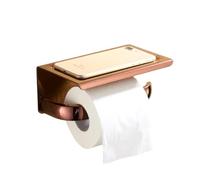 Rack de Serviettes en Laiton en Or Rose Rouge de Serviette de Barres de Barre de Salle de Bain Brosse de Toilette Brosse en Papier Salle de Salle de Bain Accessoires d'organisateurs de Salle de