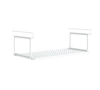Rack de stockage à glissière - réglable sous un panier d'étagère, organisateur extensible | Rangement d'économie d'espace pour bac à étagère d'armoire suspendue, bac à insert de placard, porte-cuisine