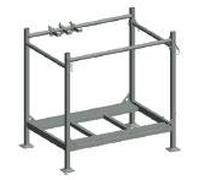 Rack de stockage en acier galvanisé pour cadres verticaux - DUARIB - 23102