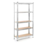 Rack de stockage en métal 90x40x180cm sans vis de 175 kg par étagère