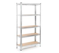 Rack de stockage en métal 90x45x180cm sans vis de 175 kg par étagère