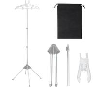Rack de support de vêtements à hauteur réglable, rotation à 360 degrés | Station de retrait des rides verticales, idéale pour la buanderie maison Boutique studio voyage à la vapeur ou aux soins en