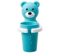 Rack de tasse à brosse à dents mignonne - support mural de dessin animé | Scénarios multiples salle de bain montée avec tasse de rinçage, cuisine, chambre à coucher, organisateur extérieur, économie d