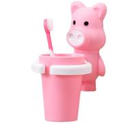 Rack de tasse à brosse à dents mignonne - support mural de dessin animé | Scénarios multiples salle de bain montée avec tasse de rinçage, cuisine, chambre à coucher, organisateur extérieur, économie d