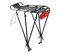 Rack de vélo arrière - Plateforme de porte-bagages - Cadre rapide - Cadre en - Support de pannier pour VTT - Charge réfléchissante - Rail de trafic réglable