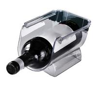 Rack de Vin, Porte-Bouteille d'eau Hauteur de Vin à Empilable Habiter Bottle Organisateur de Bouteille d'eau (Transparent)