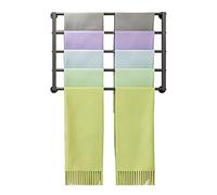 Rack d'écharpe en métal de 5 Couches, Support de Porte-Affichage de Vente au détail pour châle/Papier d'emballage/hierge/Ruban/Hijab, Mural (Couleur: Or, Taille: longueur-60cm / 23,6