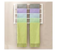 Rack d'écharpe en métal de 5 Couches, Support de Support de Vente au détail de vêtements pour châle/Papier d'emballage/headcoth/Ruban/Hijab, Mural (Couleur: Or, Taille: longueur-60 cm