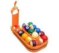 Rack D'entraînement De Billard Pro, Entraîneur De Compétences Au Billard Et Lanceur De Boules, Aide à La Pratique De La Précision pour Le Snooker Et Le Neuf Billes, équipement De Pratique pour Orange