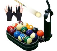 Rack D'entraînement De Billard Pro, Entraîneur De Compétences Au Billard & Lanceur De Boules, Aide à La Pratique De La Précision Pour Le Snooker & Le Neuf Billes, équipement De Pratique Pour Les Amate