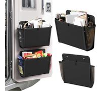 Rack d'organisateur de porte - Ensemble de sacs de rangement suspendus, grand support de poche pliable | Organisateur mural, adapté aux livres de boissons Toys Keys Lunettes Snacks Bains de salle de b
