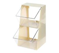 Rack D'organisateur De Sac De Thé - Support De Paquet À Thé À 2 Niveaux, Rangement De Comptoir Pratique, Support en Bois Élégant, Conception Multi-Niveaux, Accessoire D'armoire Parfait | Rangement De