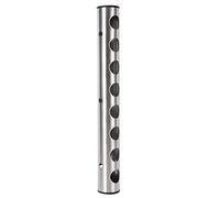Rack élégant en Acier Inoxydable avec 8 Trous pour Un Stockage Vertical Facile dans la Maison
