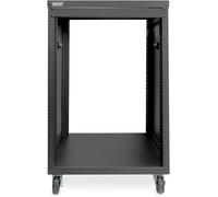 Rack équipement 19" 16U mobile ¿ Capacité de charge 136 kg ¿ Roulettes intégrées ¿ Solution de rangement professionnel pour studio et scène - JACK DANIELS
