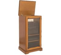Rack hifi - Alsace - Merisier - 1 porte vitrée - Style Louis-Philippe
