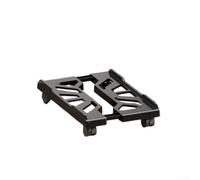 Rack hôte robuste pour ordinateurs de bureau - Châssis amovible - Prend en charge la circulation de l'air à la maison, au bureau et à la chambre à coucher - Blanc (noir (un seul)