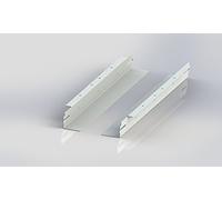 Rack Magic Rails robustes de 19" pour armoires rack à 4 colonnes d'une profondeur de 1000 mm - Galvanisés - Une paire