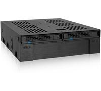 Rack Mobile, Backplane Cage, Boitier De Rack Hot Swap Pour 2 Hdd Ou Ssd Sas/Sata 2.5"" + Emplacement 3.5"" Pour Baie De 5.25"", Installation Ssd Sans Outils - Expresscage Mb322Sp-B